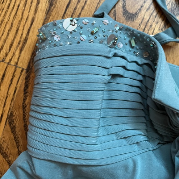 BCBGMaxAzria Teal Blue Mini Dress - Picture 8 of 11